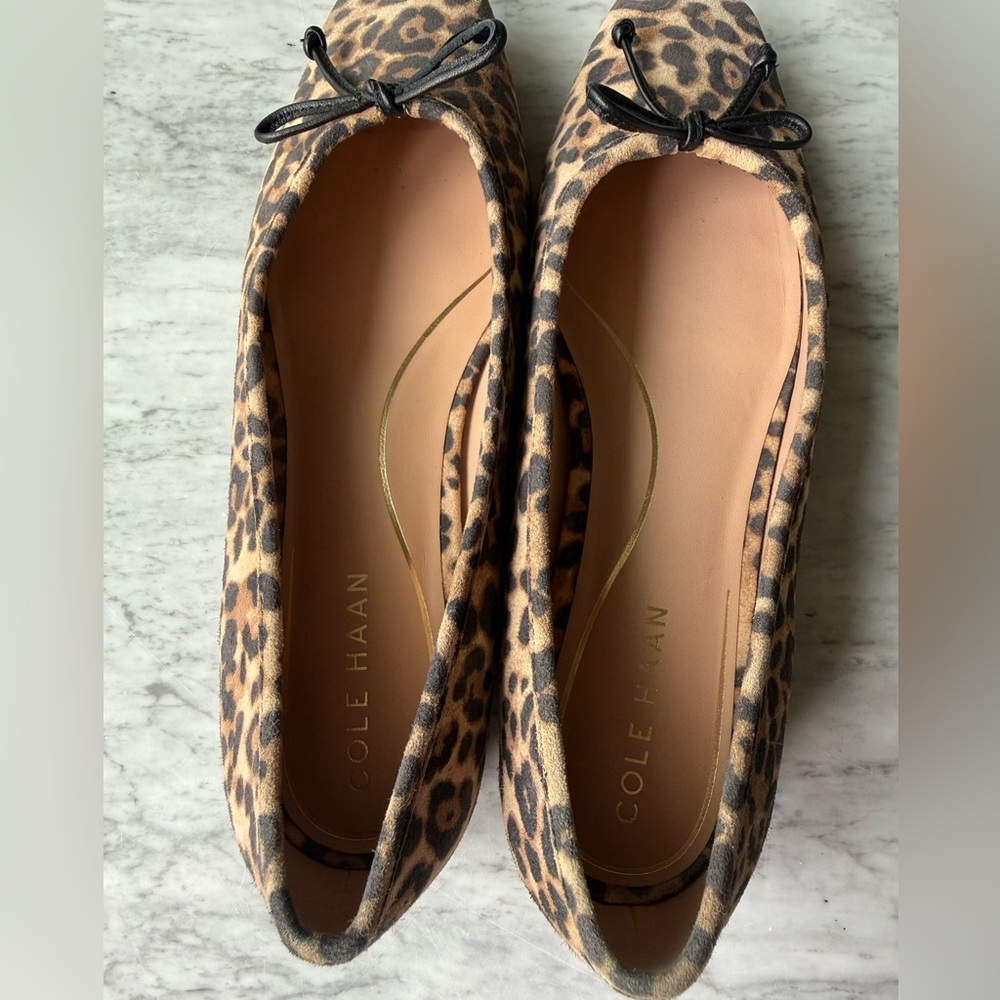 COLE HAAN Suede Bethany Ballerina Flat - Picture 5 of 10